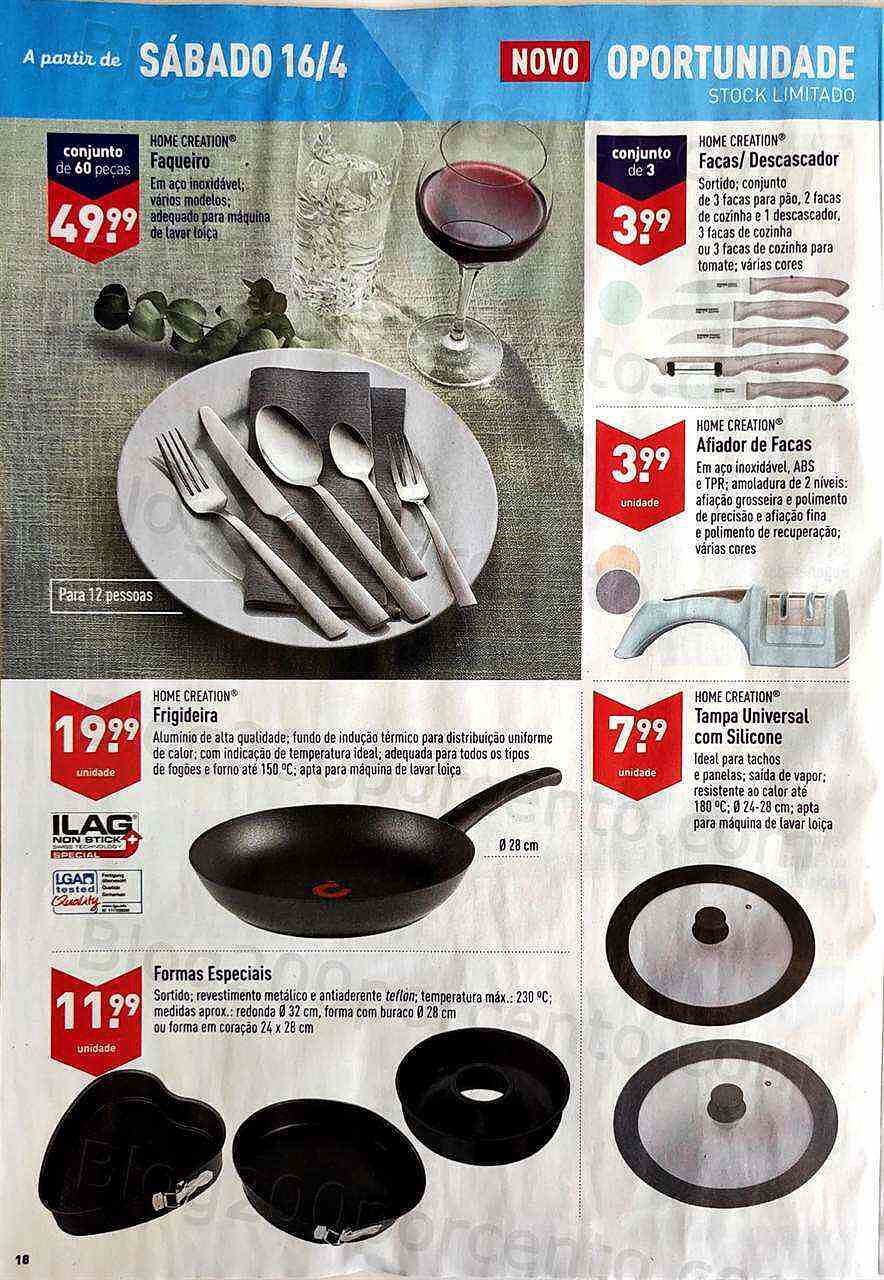 Antevisão Folheto ALDI Promoções de 13 a 19 abril