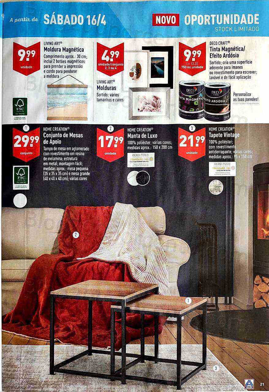 Antevisão Folheto ALDI Promoções de 13 a 19 abril