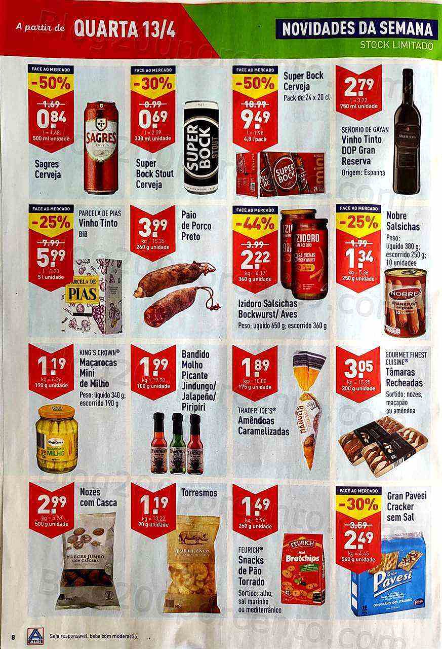 Antevisão Folheto ALDI Promoções de 13 a 19 abril