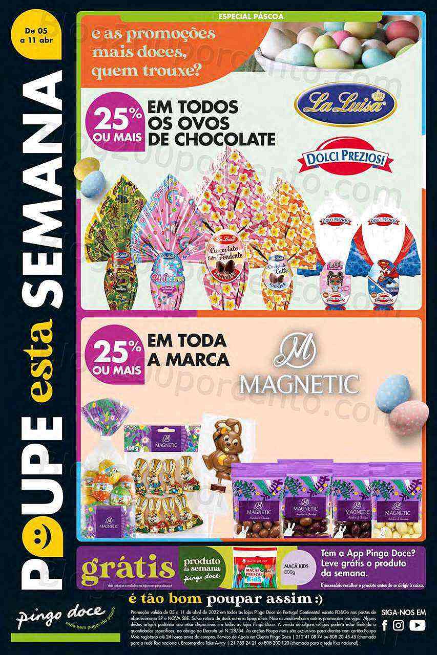 Antevisão Folheto PINGO DOCE Lojas Pequenas Promoções de 5 a 11 abril