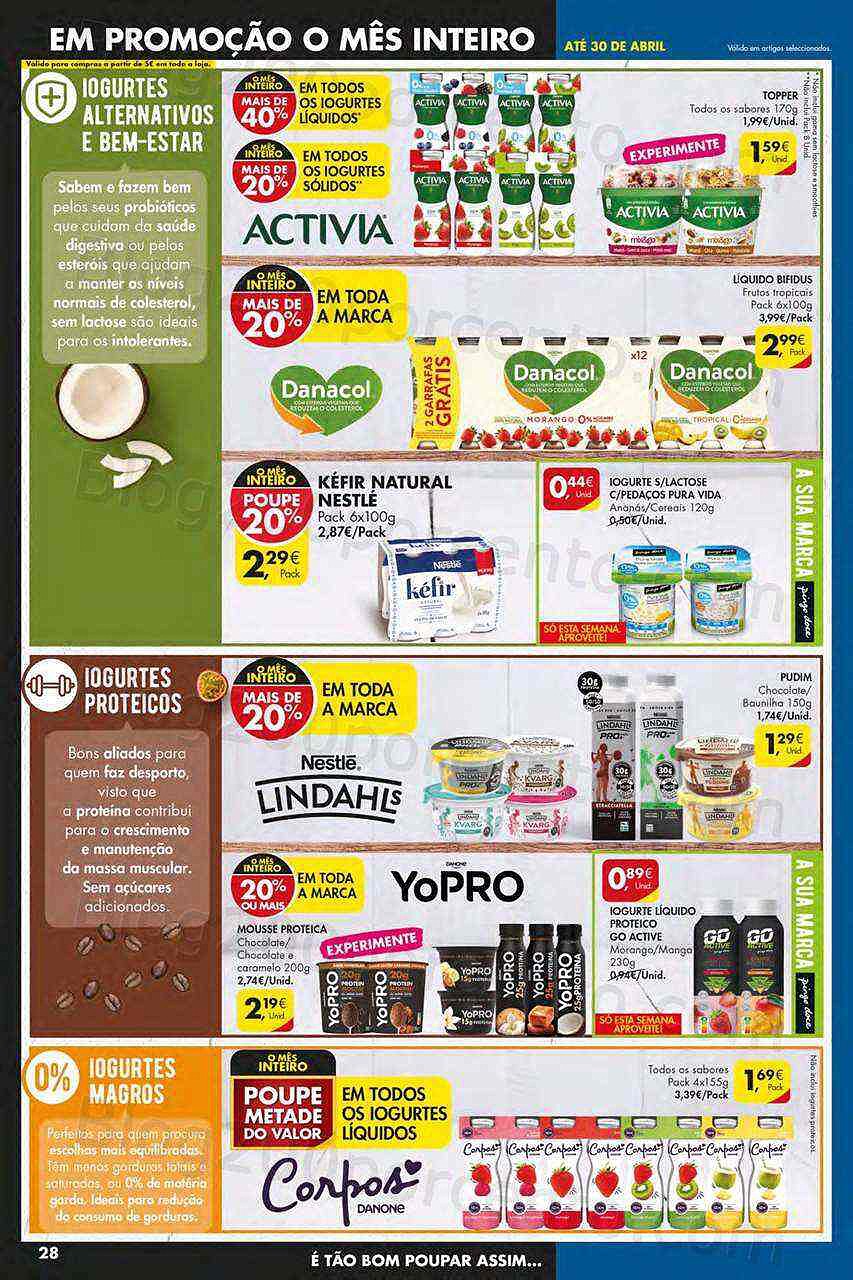 Antevisão Folheto PINGO DOCE Lojas Norte Promoções de 5 a 11 abril