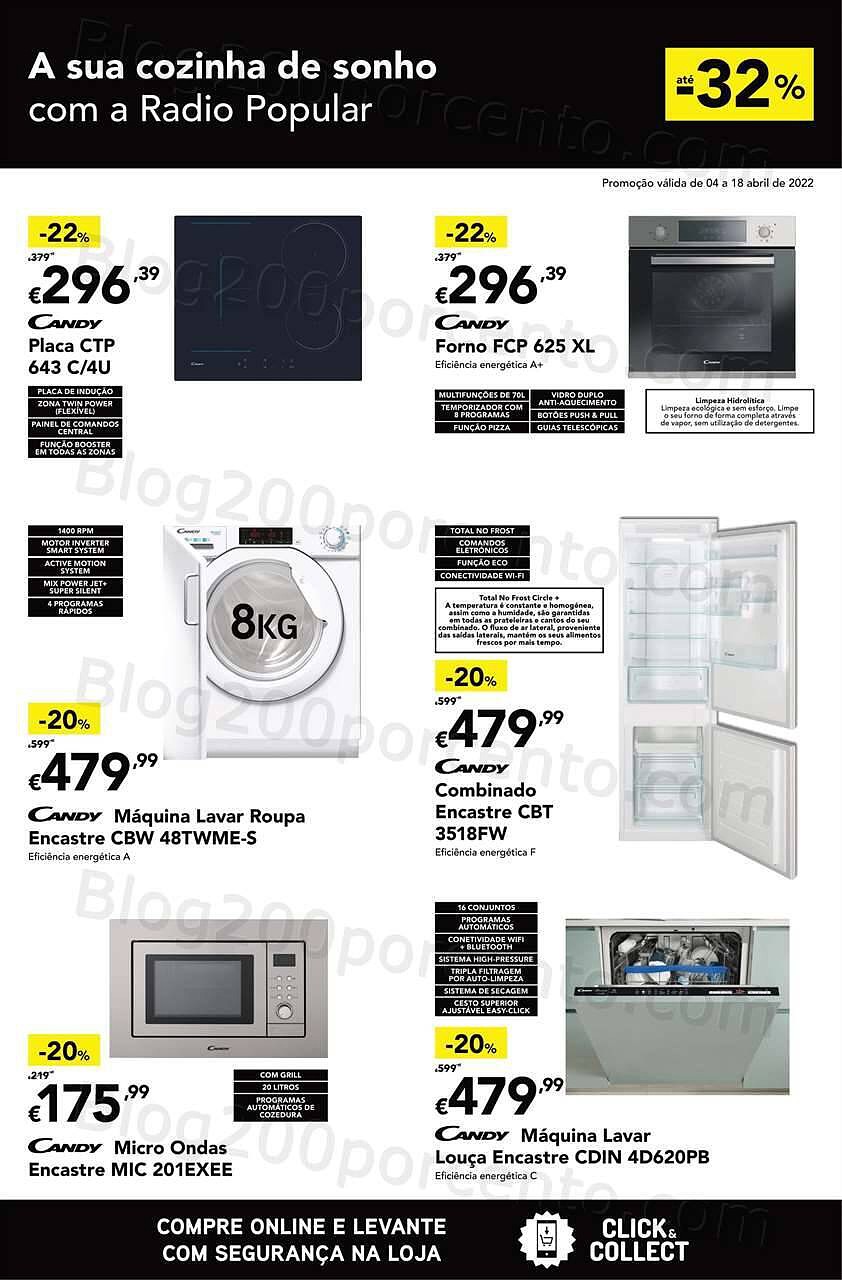 Antevisão Folheto RADIO POPULAR Especial Cozinhas 