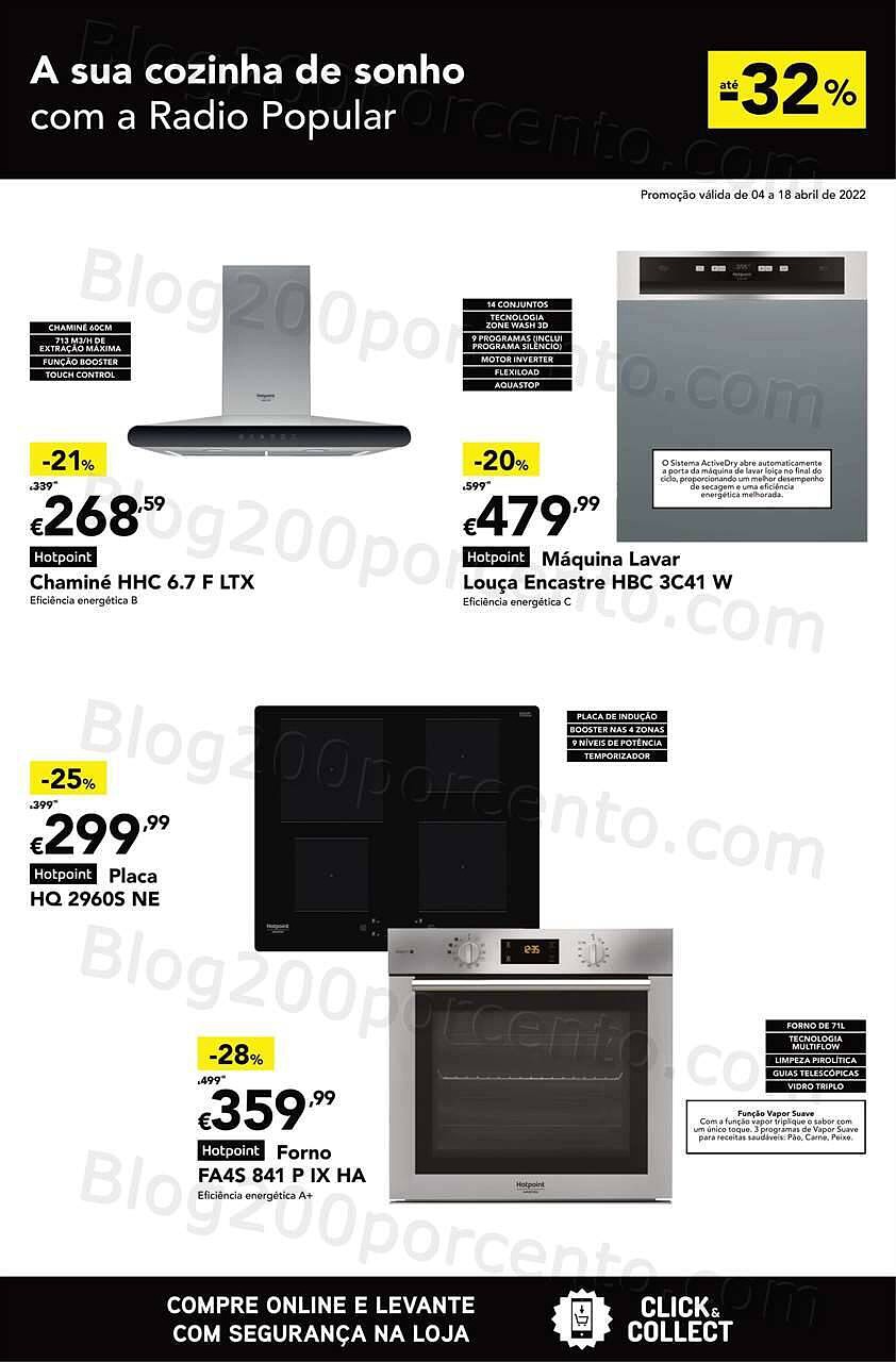 Antevisão Folheto RADIO POPULAR Especial Cozinhas 
