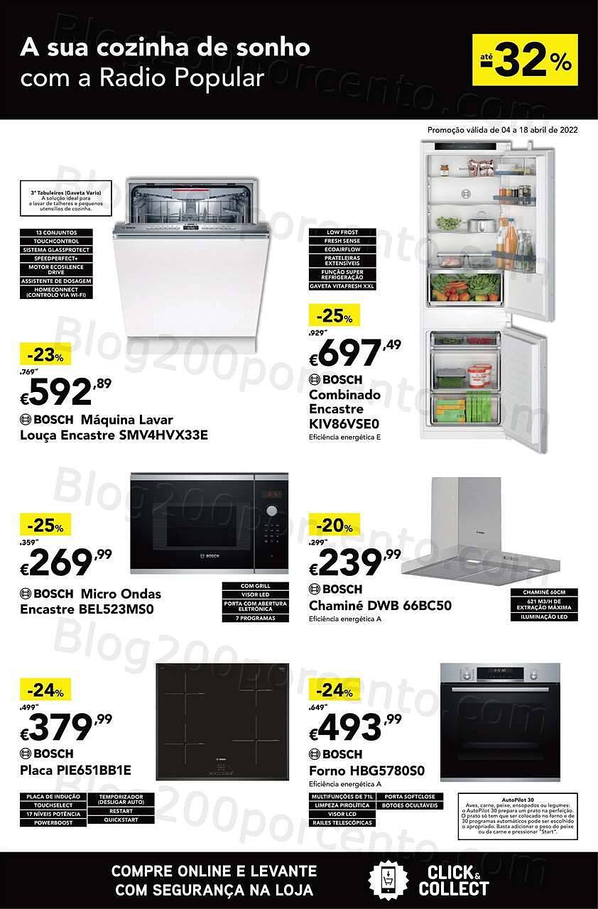 Antevisão Folheto RADIO POPULAR Especial Cozinhas 