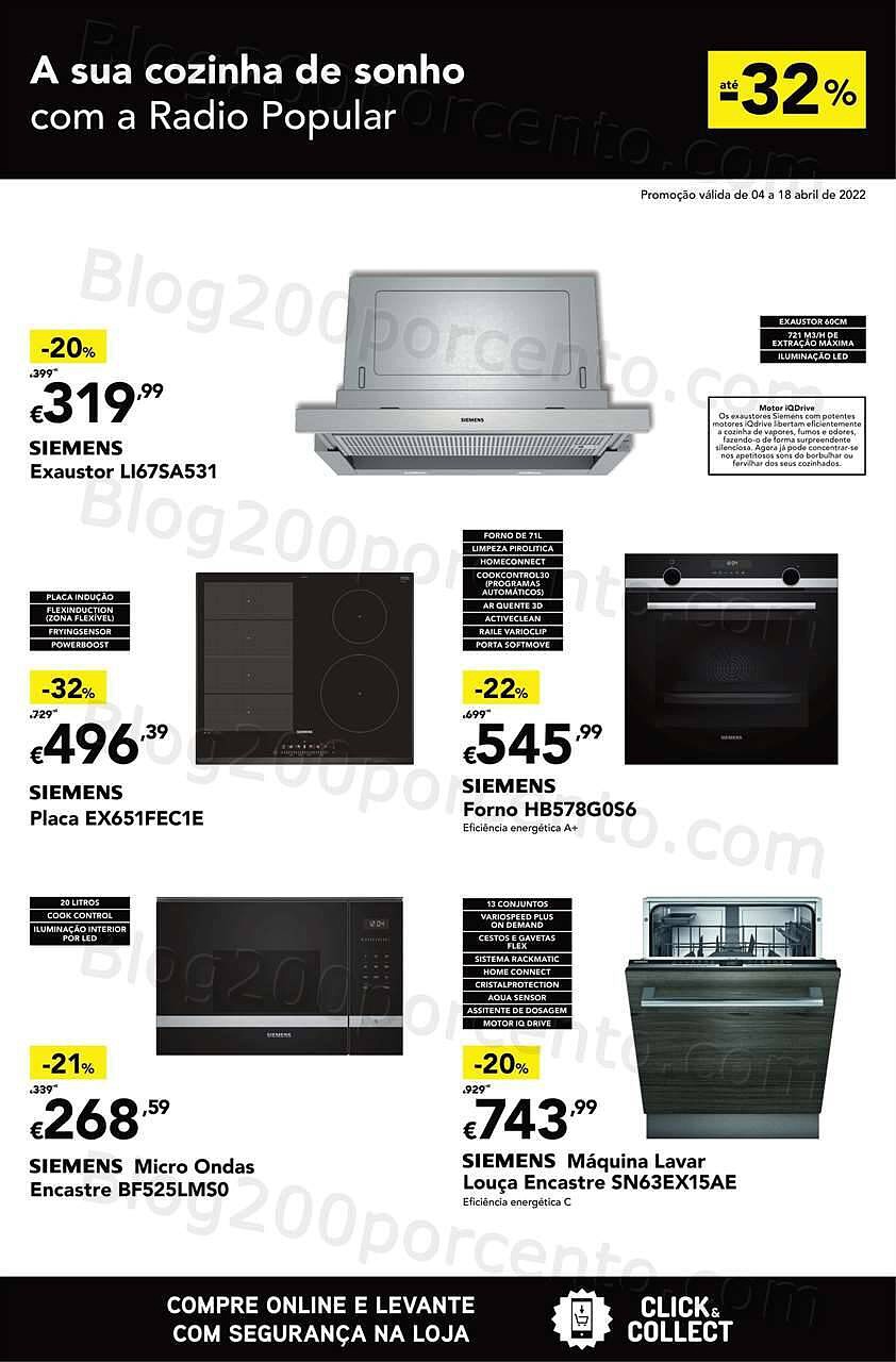 Antevisão Folheto RADIO POPULAR Especial Cozinhas 