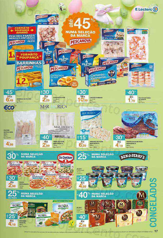 Antevisão Folheto E-LECLERC Promoções de 7 a 17 abril