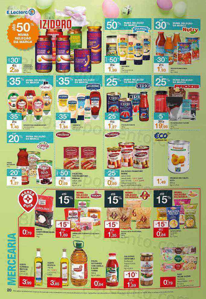 Antevisão Folheto E-LECLERC Promoções de 7 a 17 abril