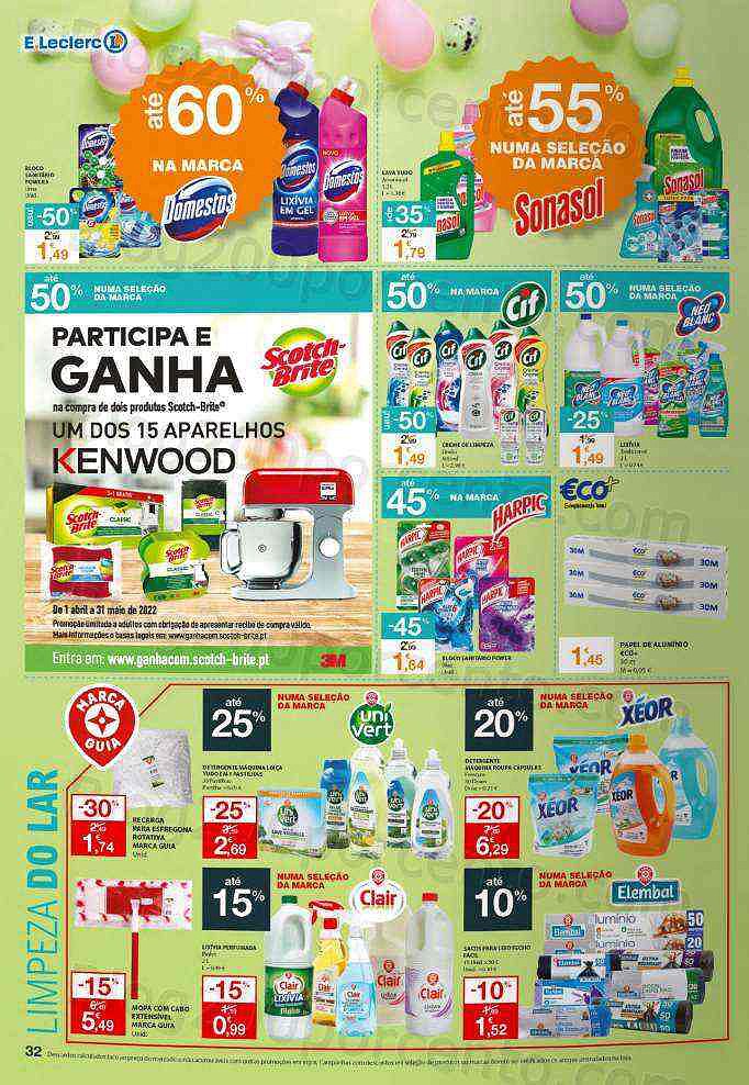 Antevisão Folheto E-LECLERC Promoções de 7 a 17 abril