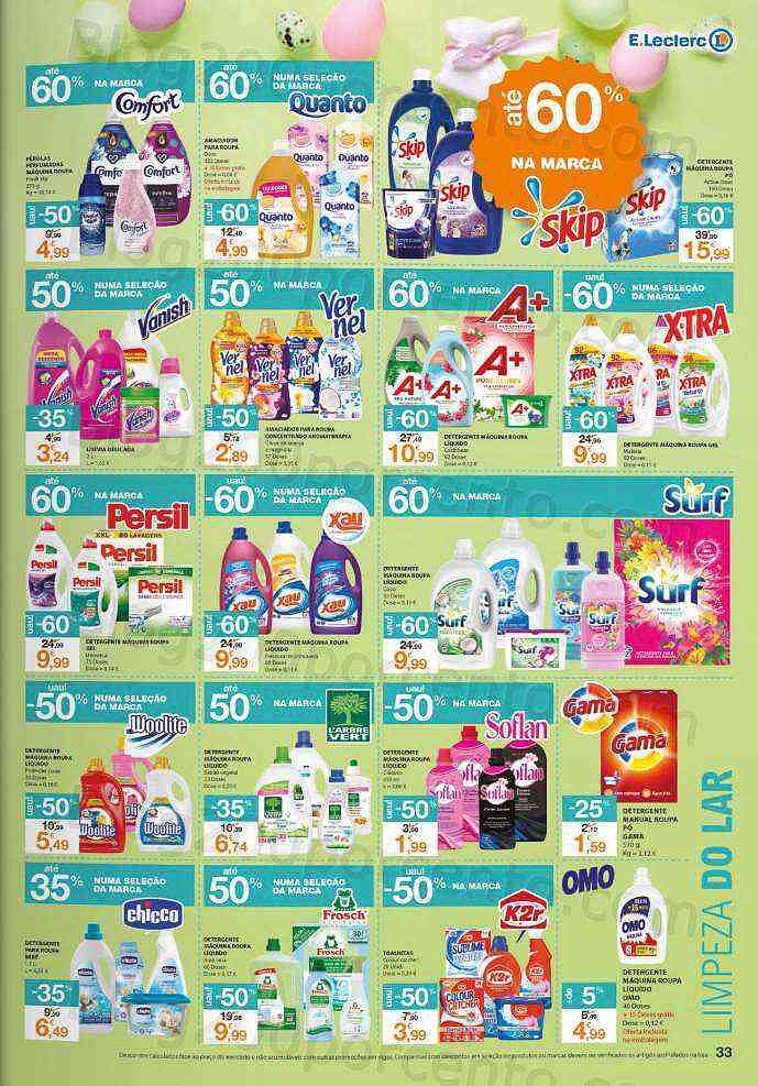 Antevisão Folheto E-LECLERC Promoções de 7 a 17 abril