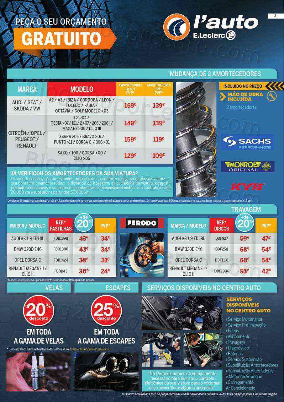 Antevisão Folheto E-LECLERC Auto Páscoa