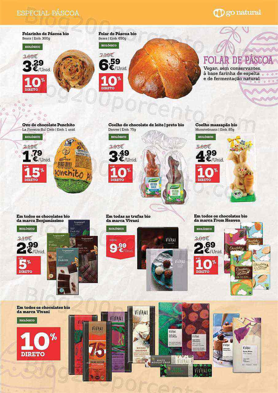 Antevisão Folheto GO NATURAL Feira da Primavera Promoções até 30 abril