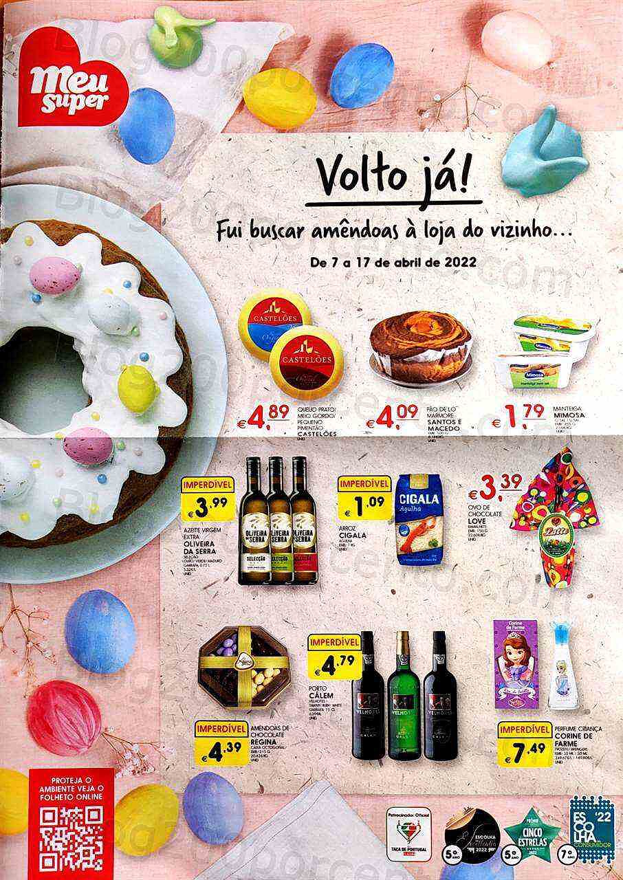 Antevisão Folheto MEU SUPER Promoções de 7 a 17 abril
