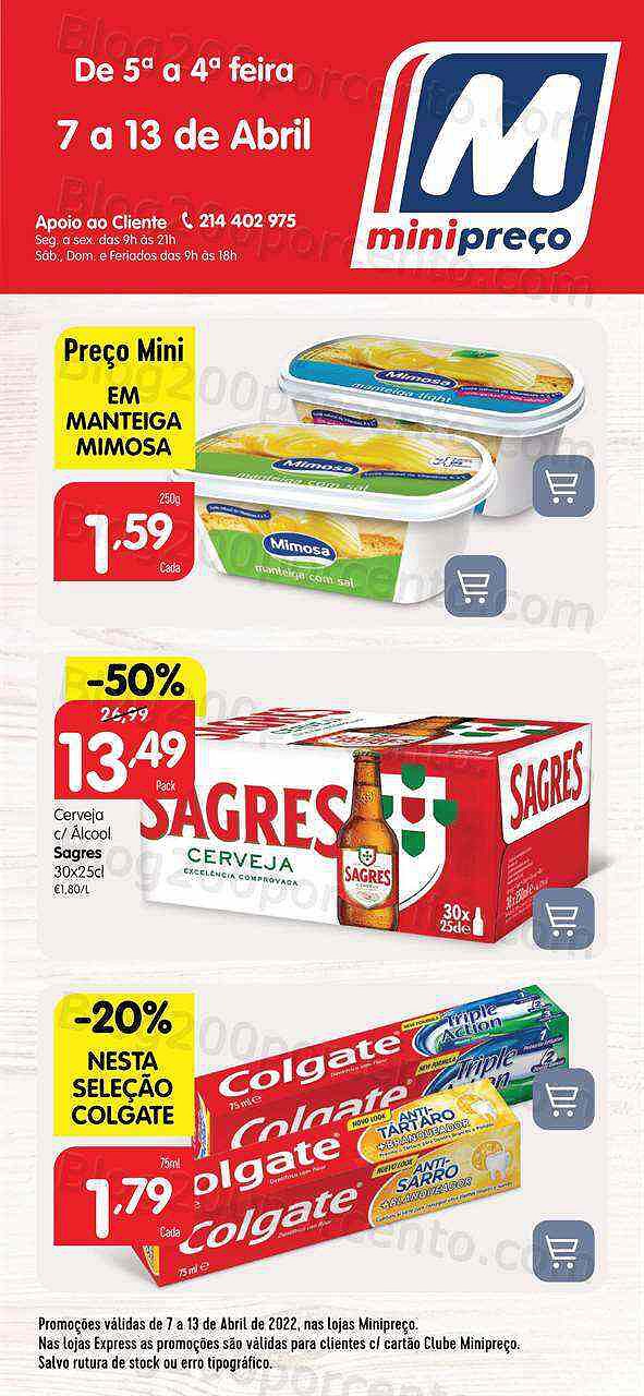 Antevisão Folheto MINIPREÇO Extra 7 a 13 abril