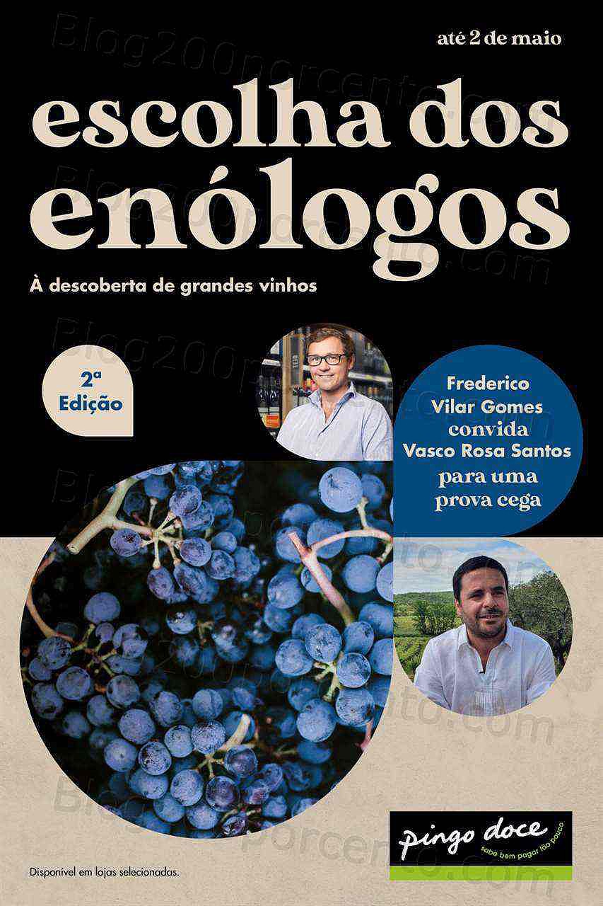 Antevisão Folheto PINGO DOCE Vinhos Promoções de 5 abril a 2 maio