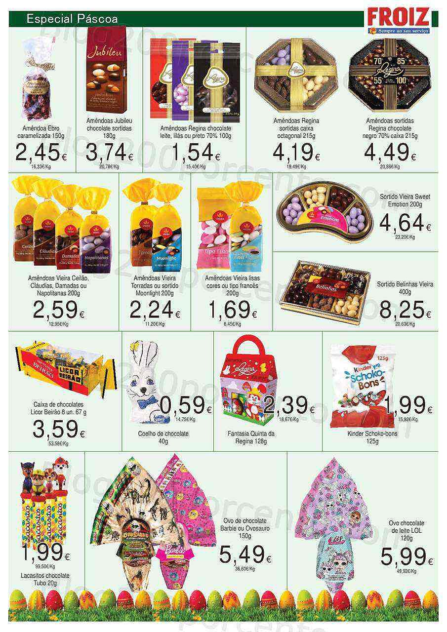 Antevisão Folheto FROIZ Páscoa