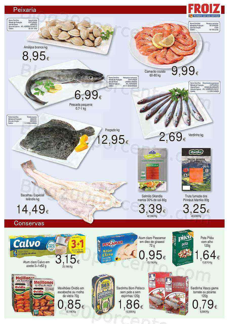 Antevisão Folheto FROIZ Promoções de 28 abril a 11 maio