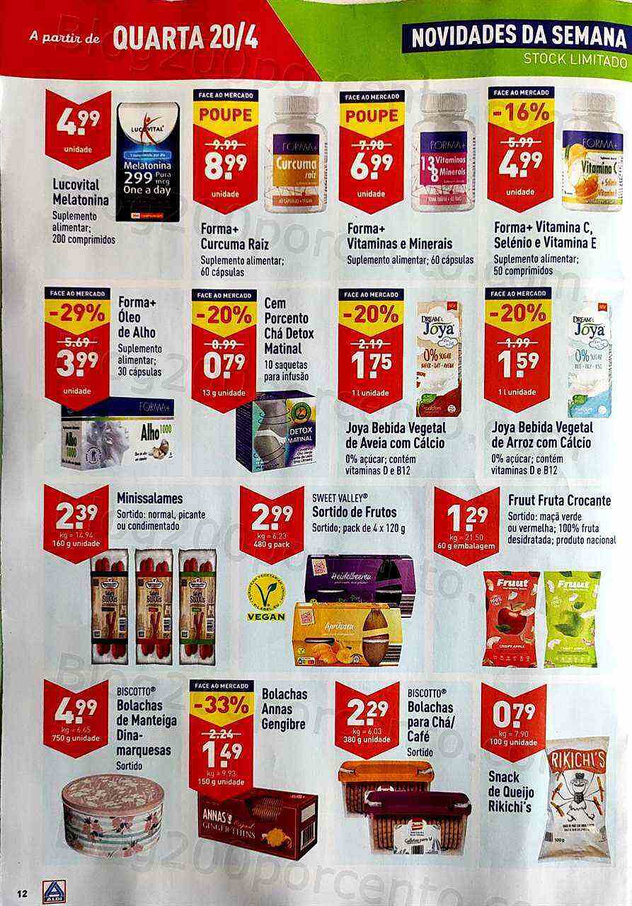 Antevisão Folheto ALDI Promoções de 20 a 26 abril