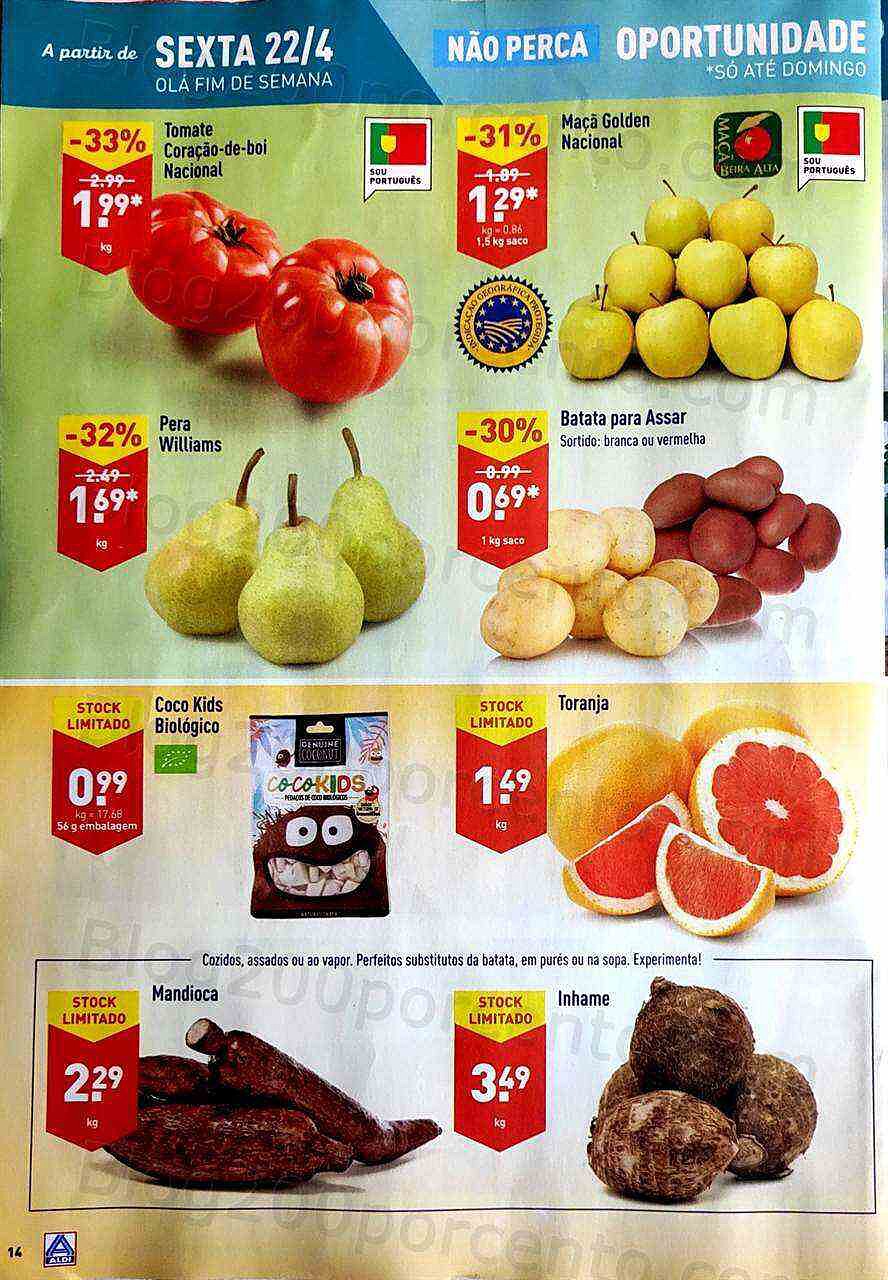 Antevisão Folheto ALDI Promoções de 20 a 26 abril