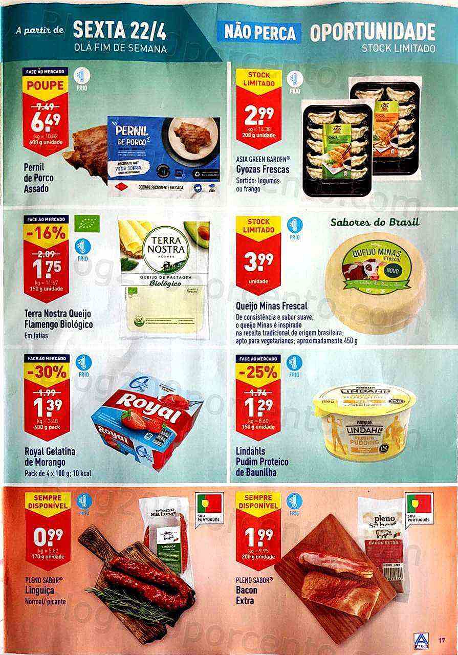 Antevisão Folheto ALDI Promoções de 20 a 26 abril