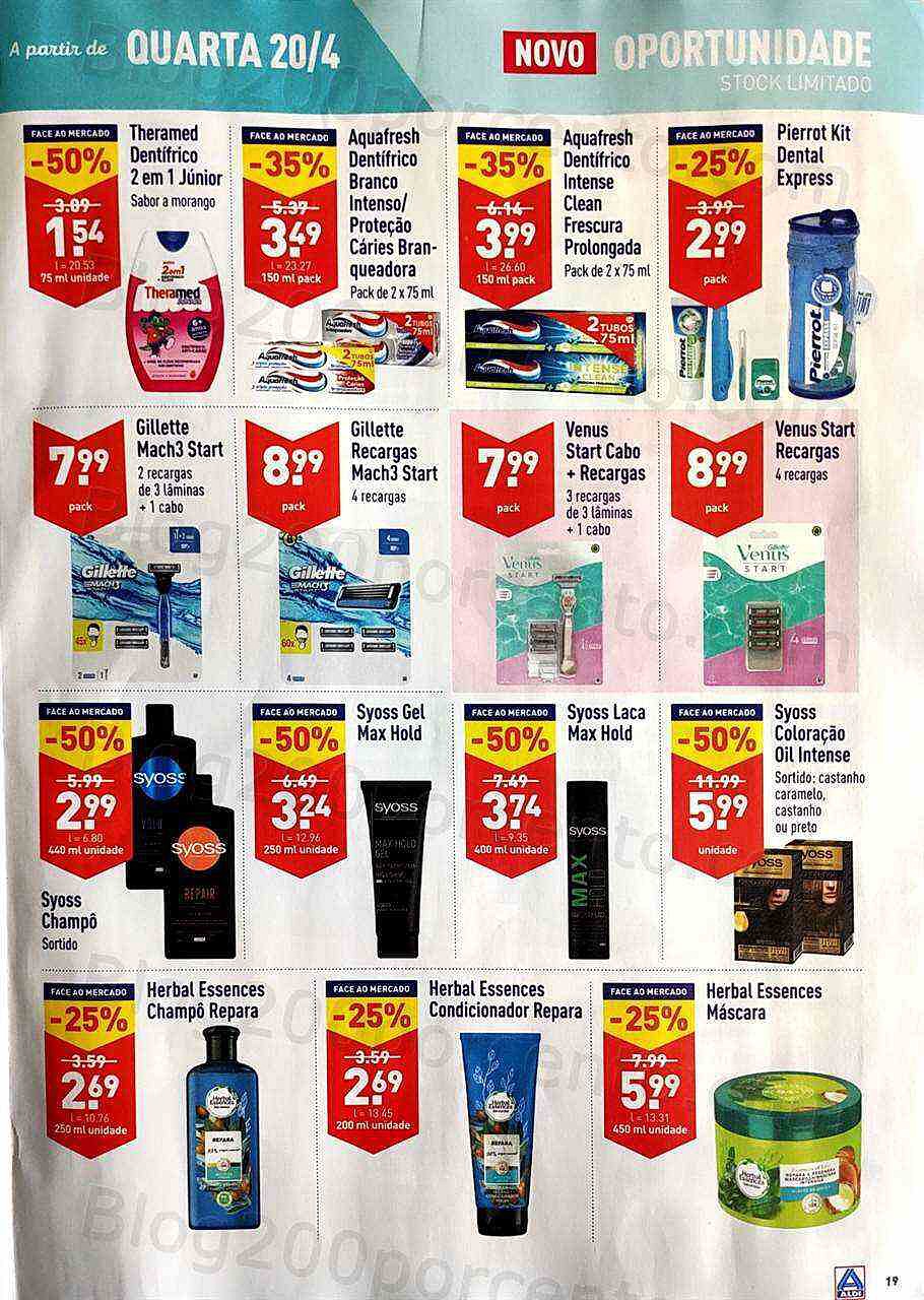 Antevisão Folheto ALDI Promoções de 20 a 26 abril