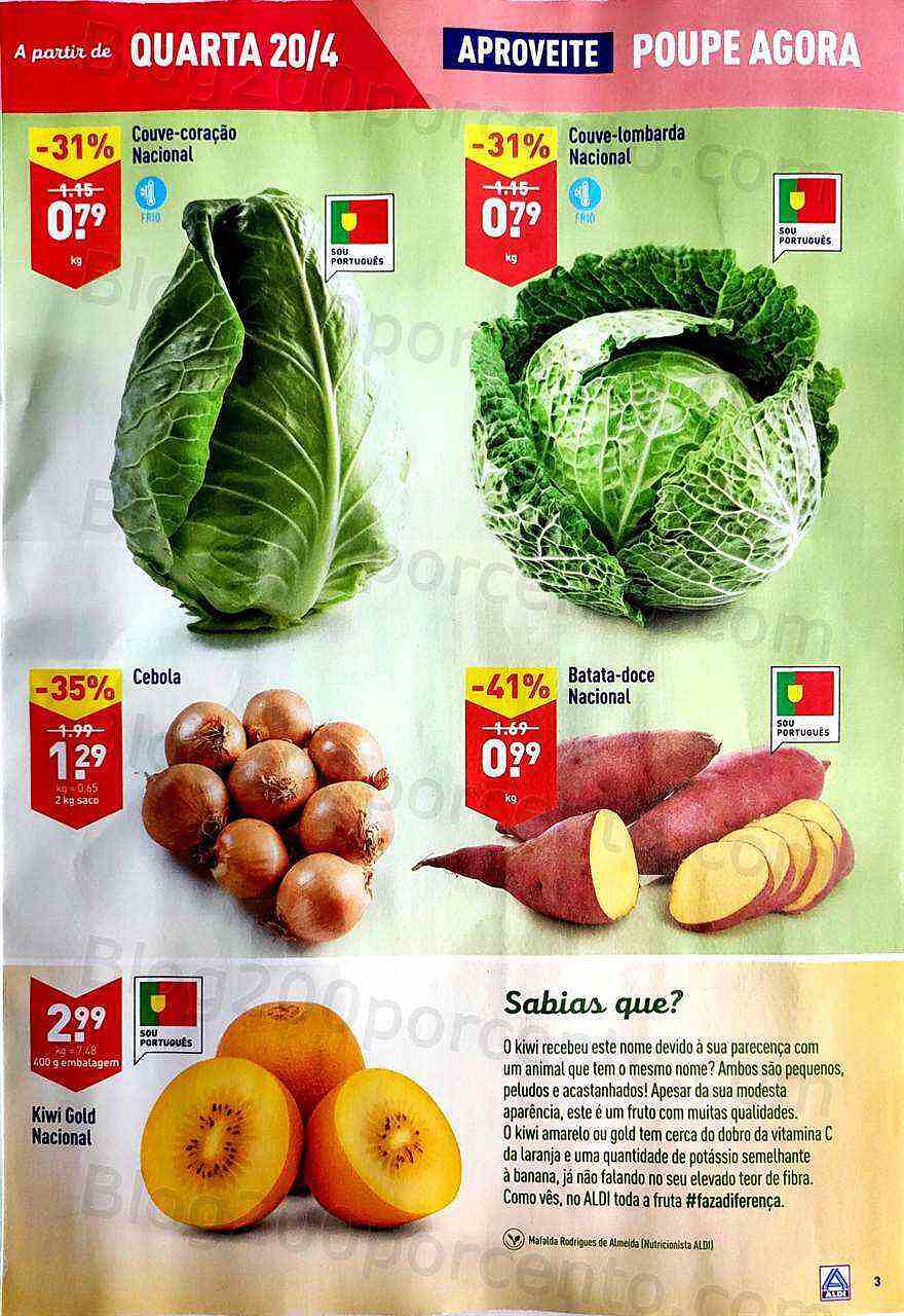 Antevisão Folheto ALDI Promoções de 20 a 26 abril