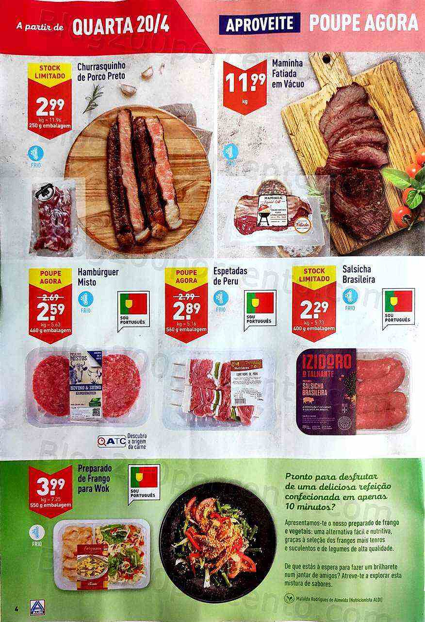 Antevisão Folheto ALDI Promoções de 20 a 26 abril