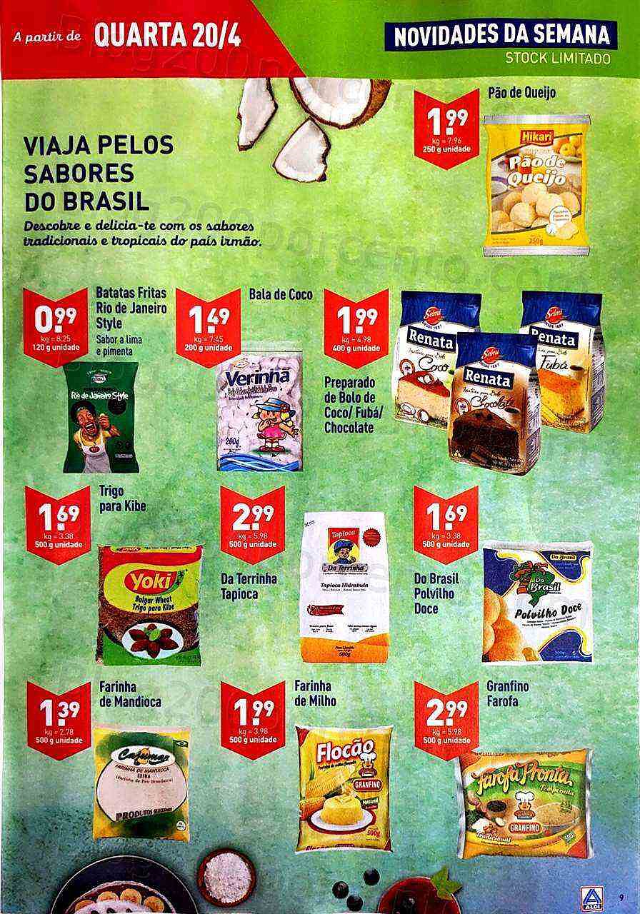 Antevisão Folheto ALDI Promoções de 20 a 26 abril