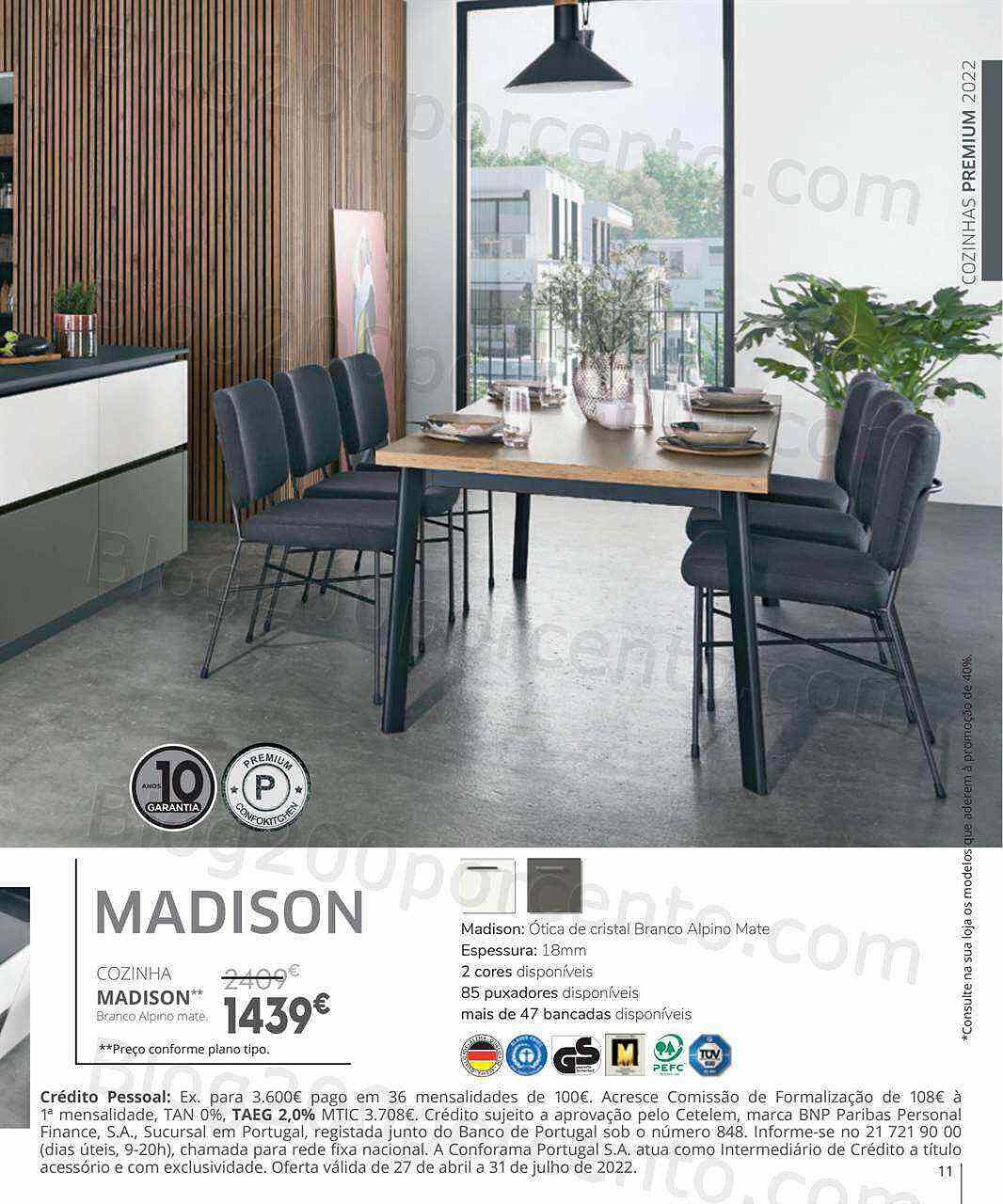 Antevisão Folheto CONFORAMA Especial Cozinhas