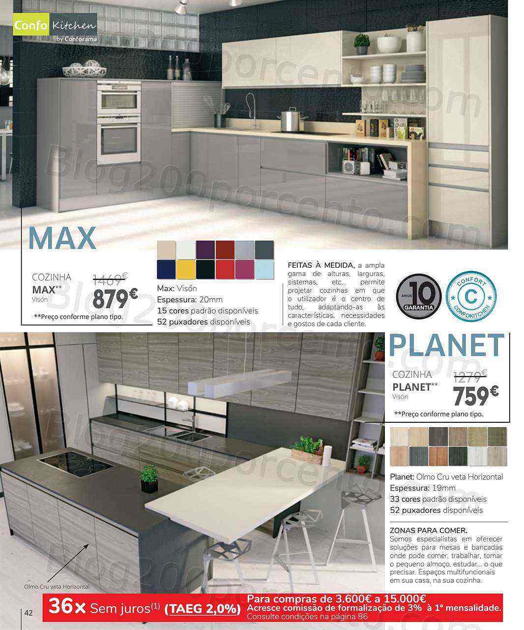Antevisão Folheto CONFORAMA Especial Cozinhas