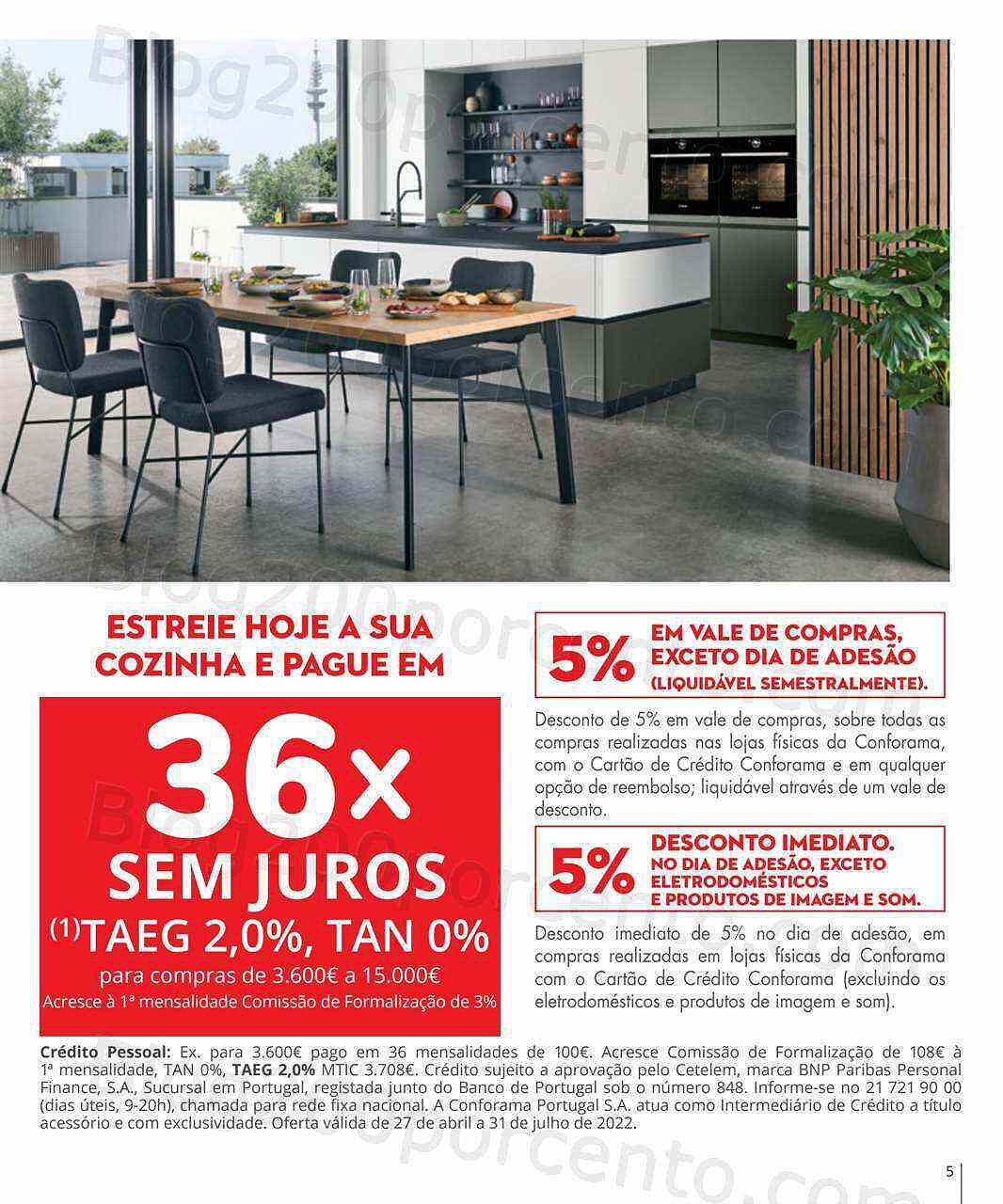 Antevisão Folheto CONFORAMA Especial Cozinhas