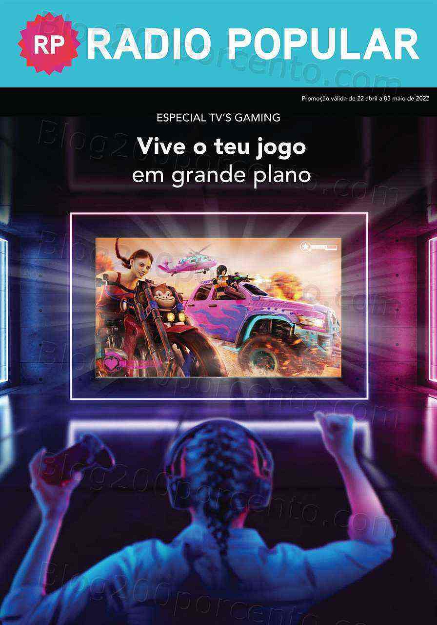 Antevisão Folheto RADIO POPULAR Tvs Gaming