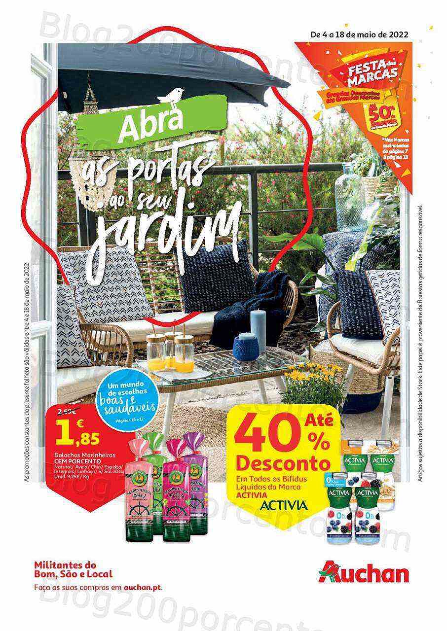 Antevisão Folheto AUCHAN Promoções de 4 a 18 maio
