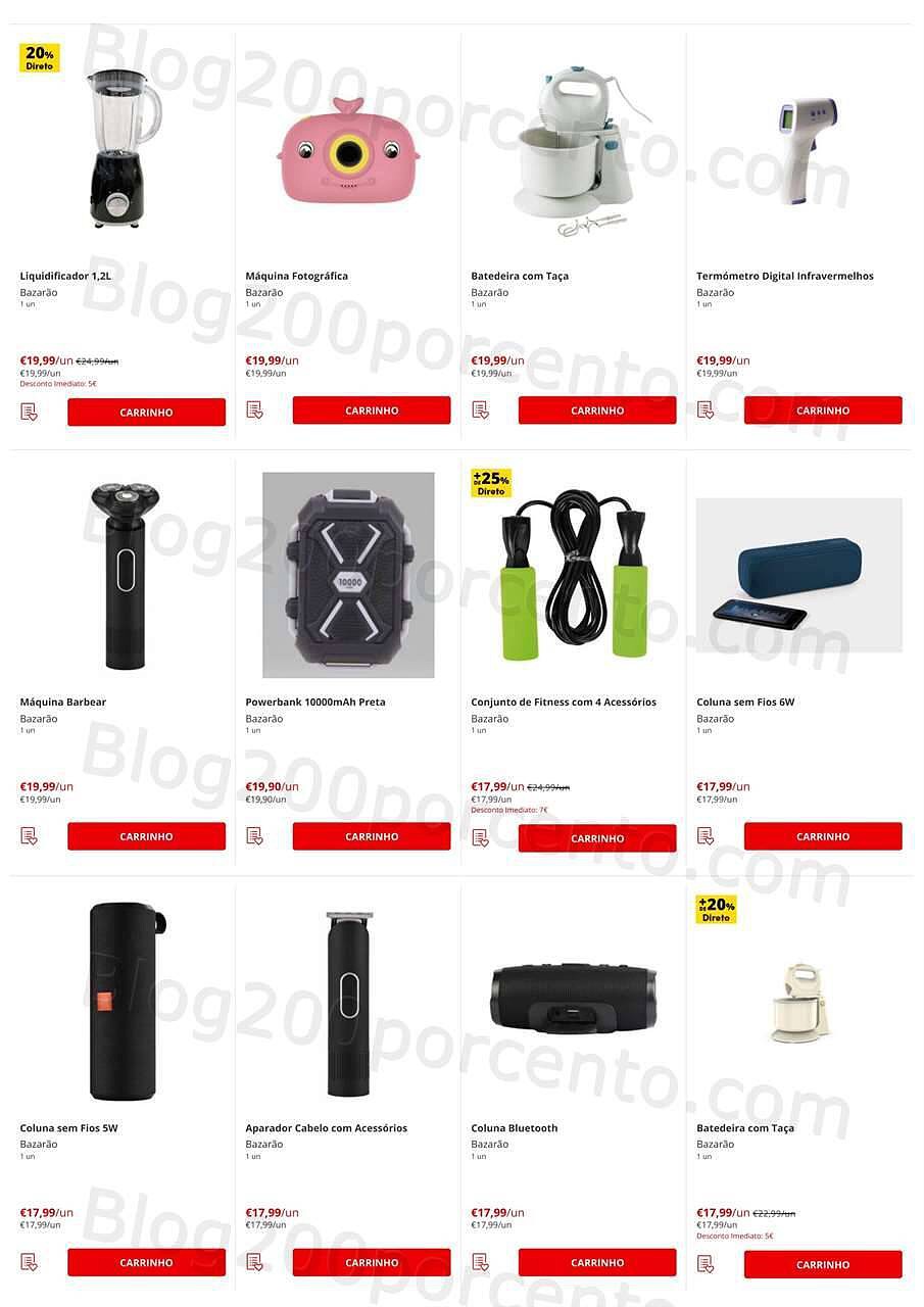 Antevisão Folheto Continente Bazarão Promoções de 12 a 18 abril