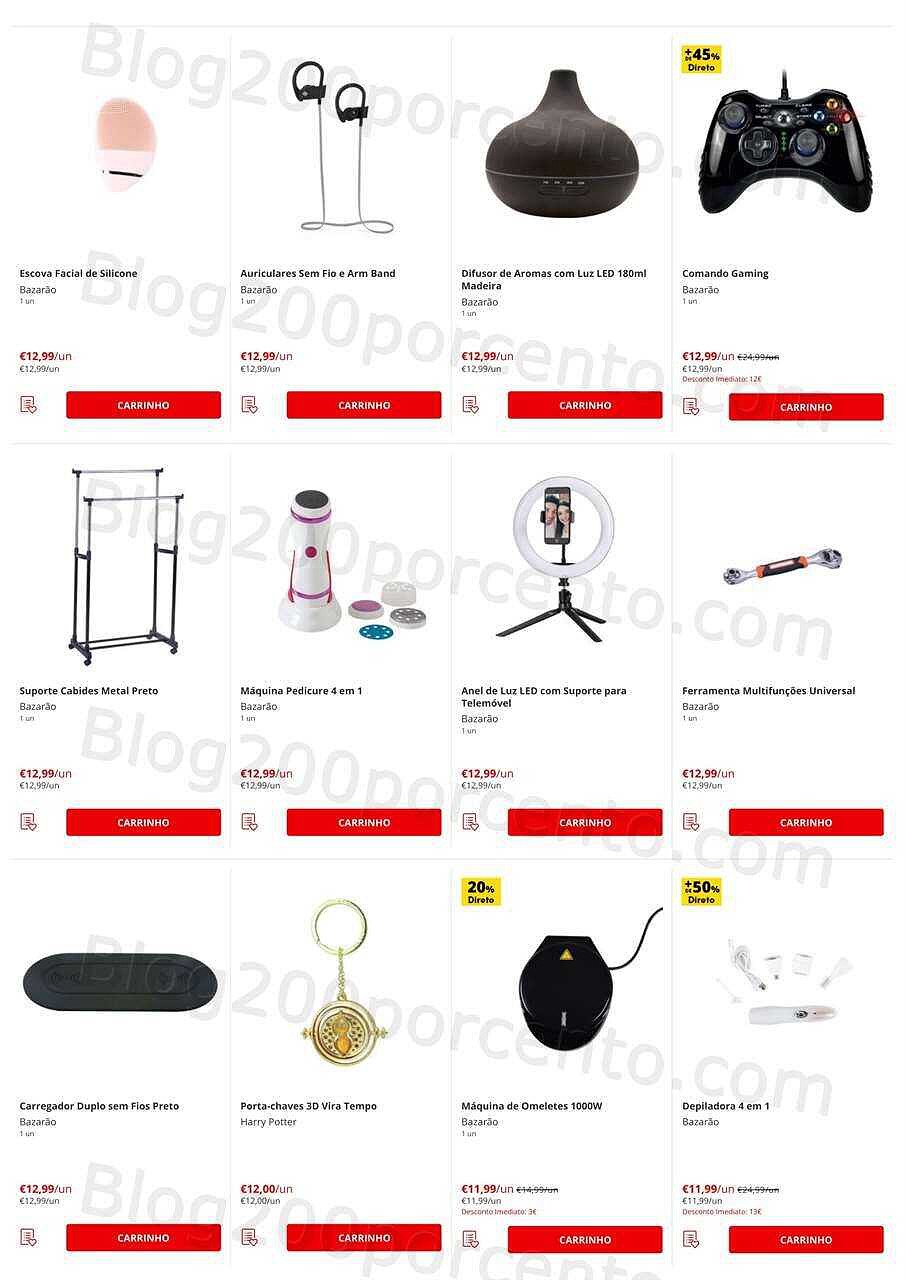 Antevisão Folheto Continente Bazarão Promoções de 12 a 18 abril