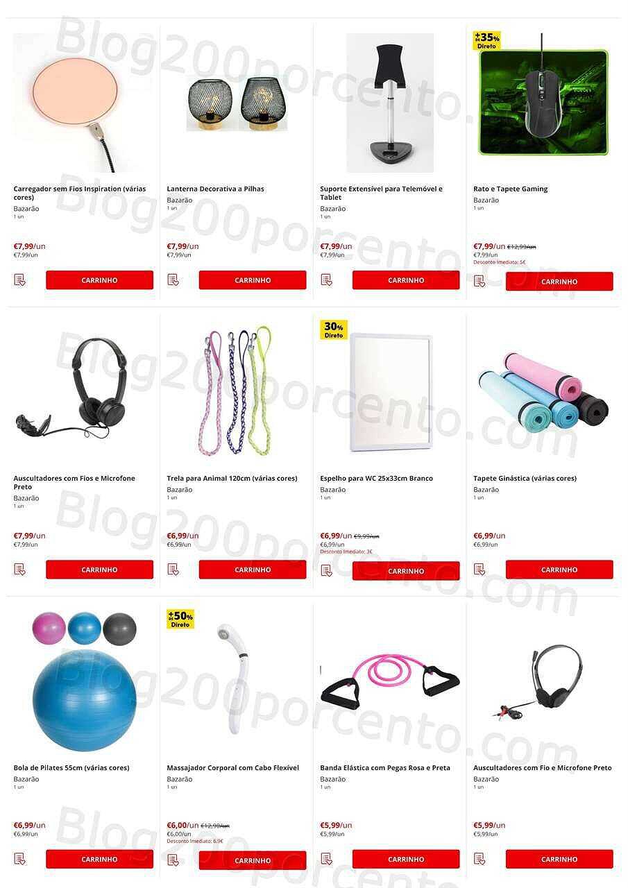 Antevisão Folheto Continente Bazarão Promoções de 12 a 18 abril