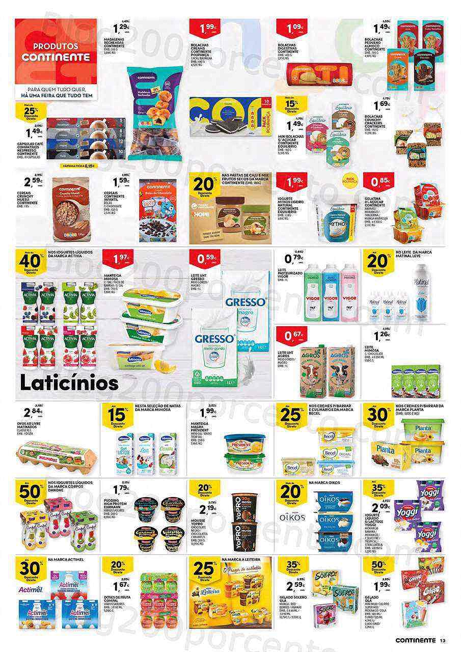 Antevisão Folheto CONTINENTE Promoções de 3 a 9 maio