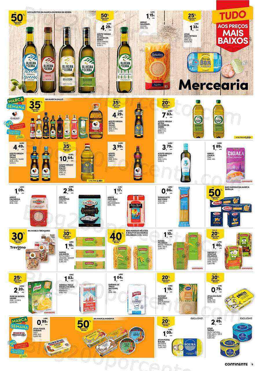 Antevisão Folheto CONTINENTE Promoções de 3 a 9 maio