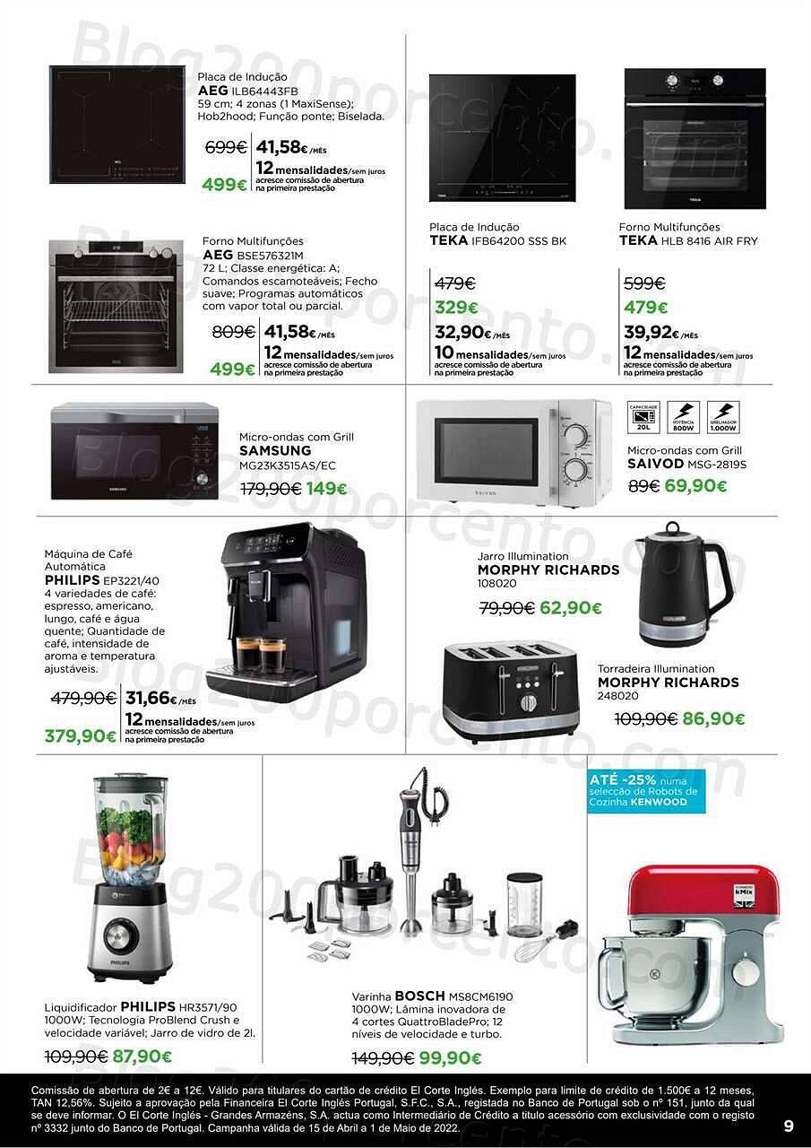 Antevisão Folheto EL CORTE INGLÉS Tecnologia até 1 maio