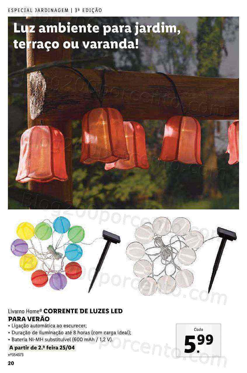 Antevisão Folheto LIDL Especial Jardinagem a partir de 24 abril