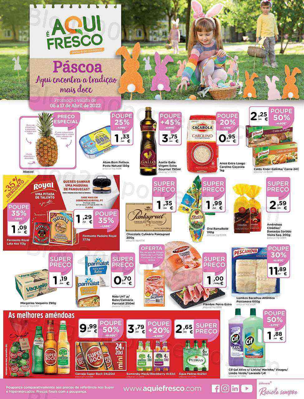 Antevisão Folheto A NOSSA LOJA Páscoa
