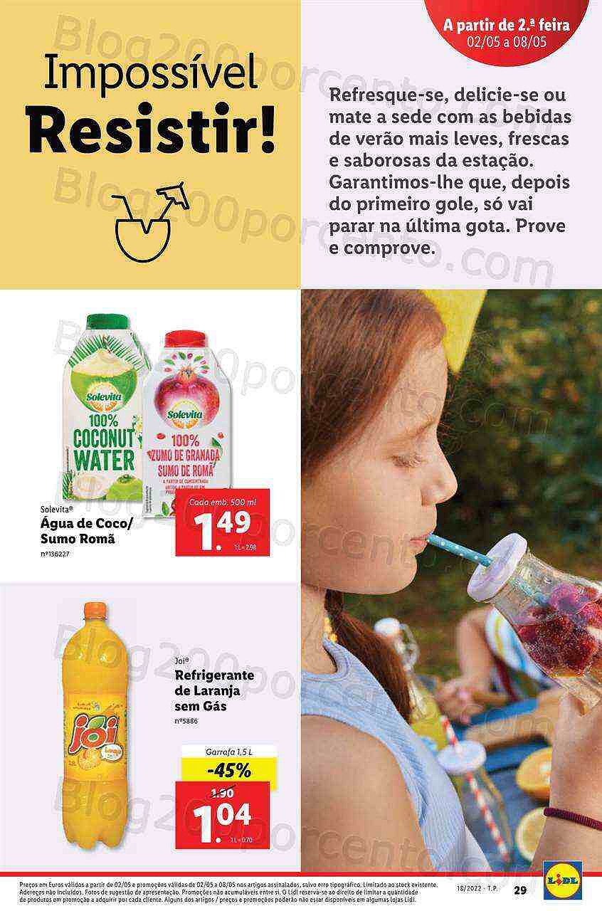 Antevisão Folheto LIDL Verão a partir de 2 maio