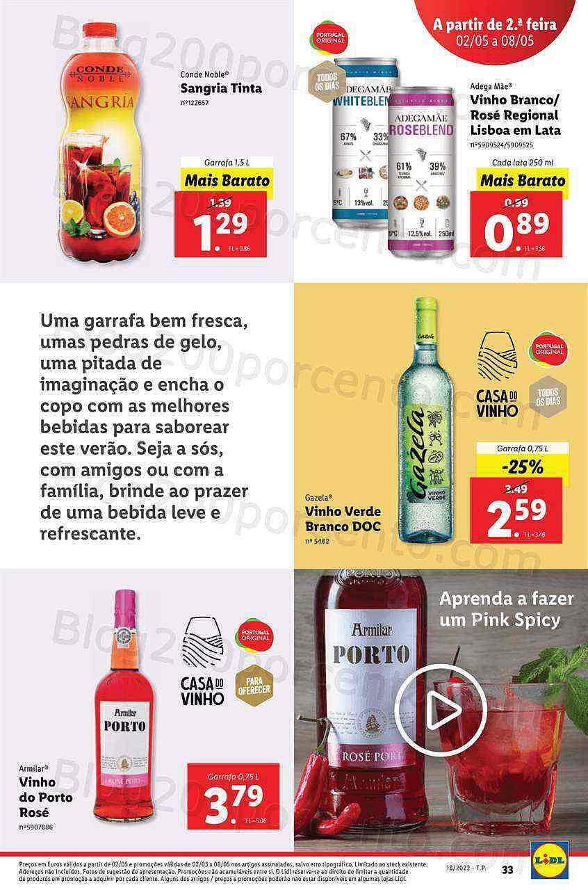 Antevisão Folheto LIDL Verão a partir de 2 maio