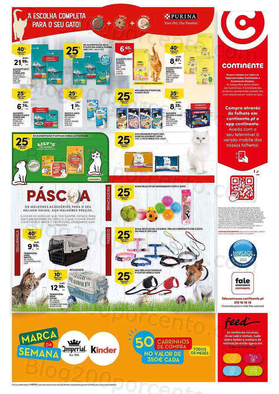 Antevisão Folheto CONTINENTE Promoções de 12 a 18 abril