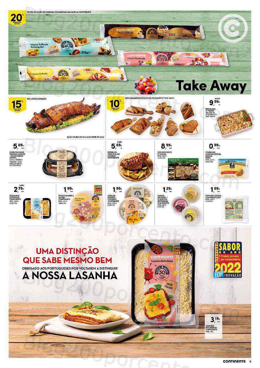 Antevisão Folheto CONTINENTE Promoções de 12 a 18 abril