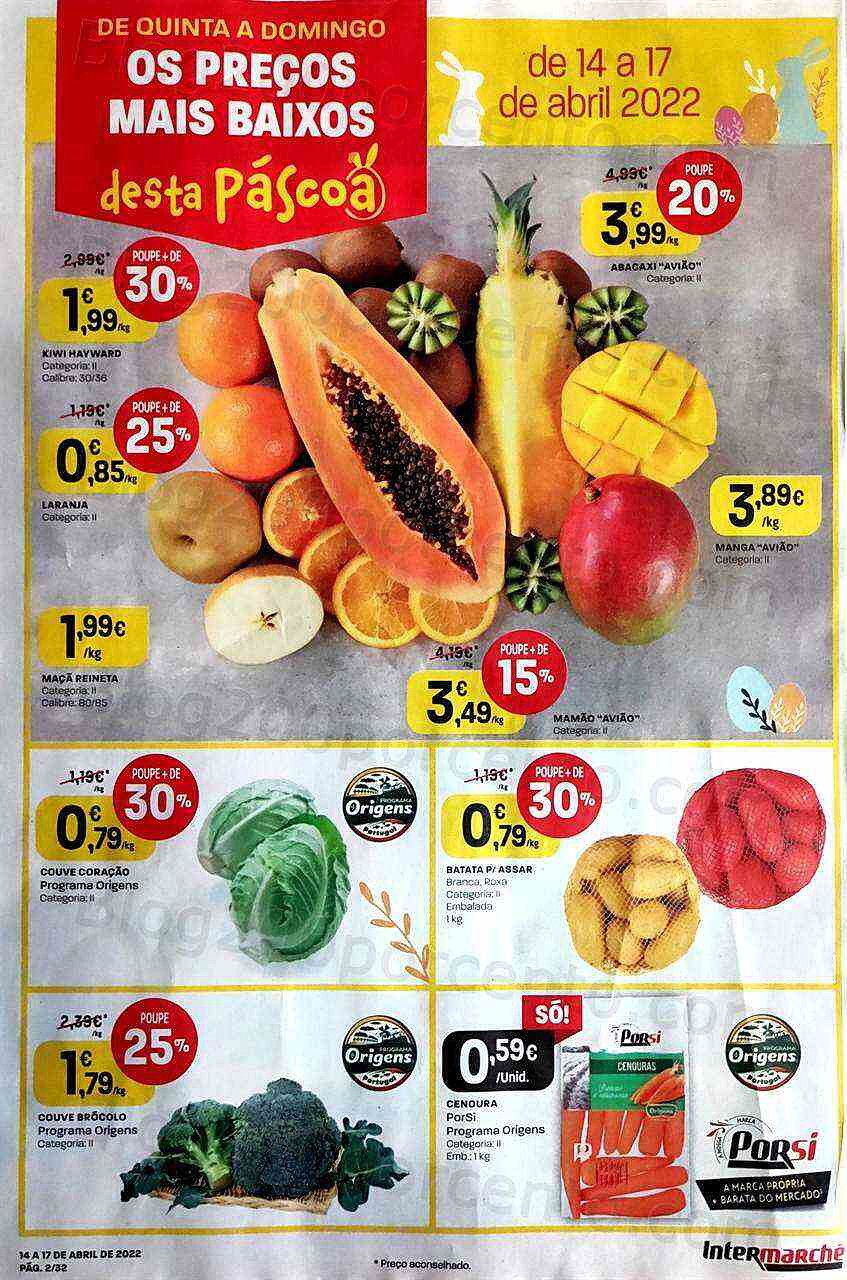 Antevisão Folheto INTERMARCHÉ Promoções de 14 a 20 abril