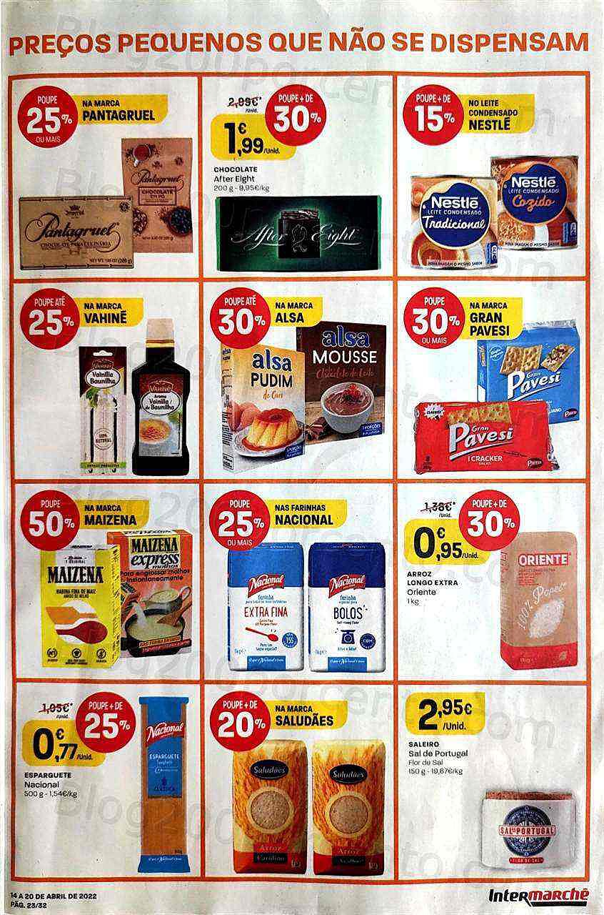 Antevisão Folheto INTERMARCHÉ Promoções de 14 a 20 abril