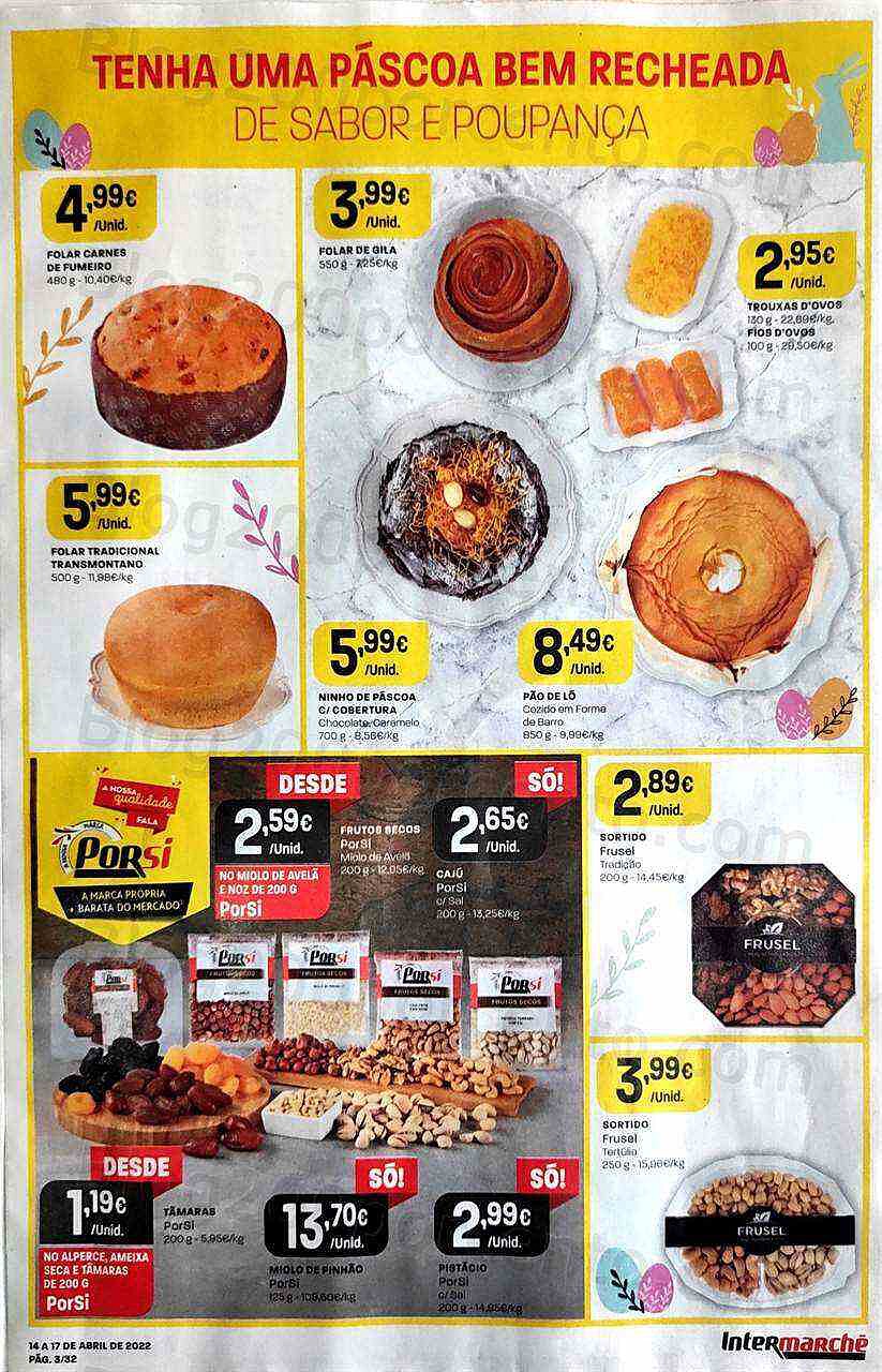 Antevisão Folheto INTERMARCHÉ Promoções de 14 a 20 abril