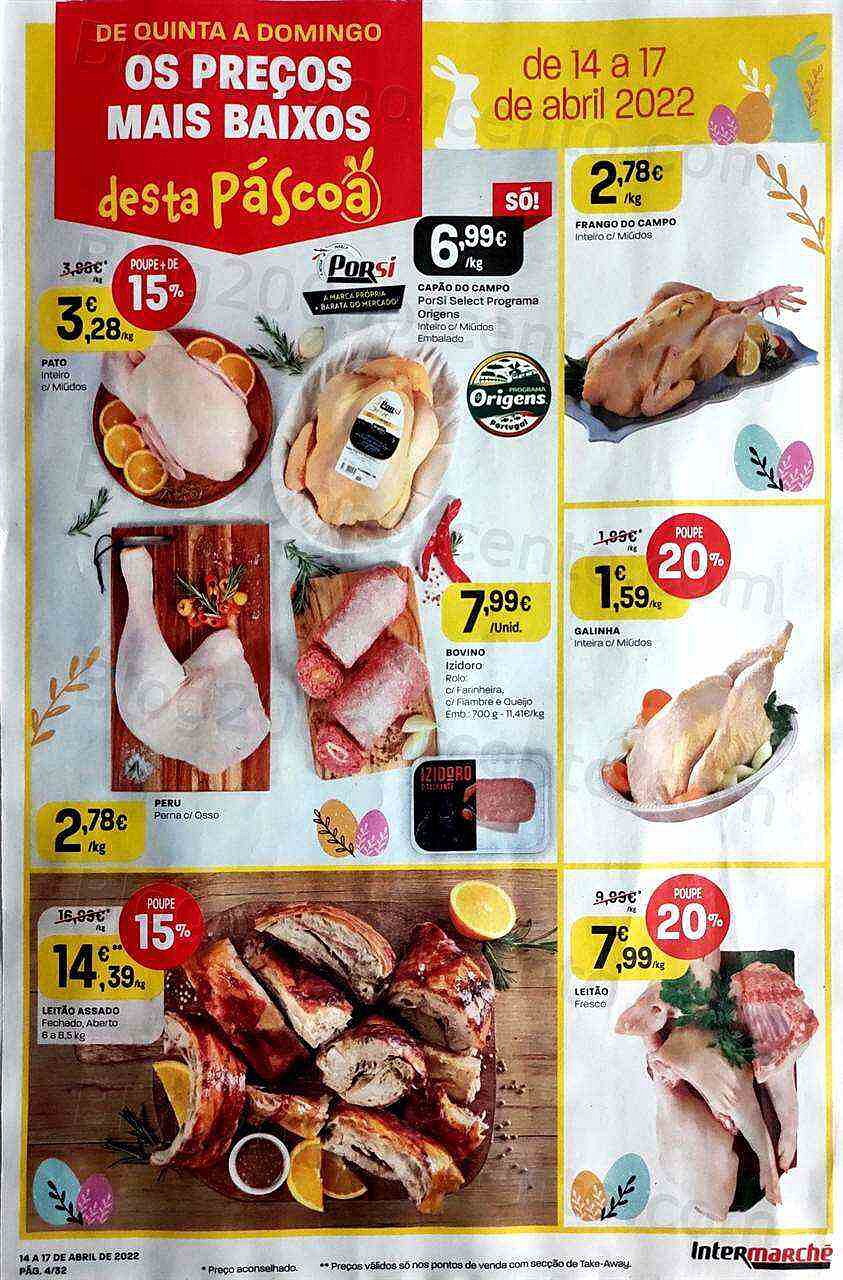Antevisão Folheto INTERMARCHÉ Promoções de 14 a 20 abril