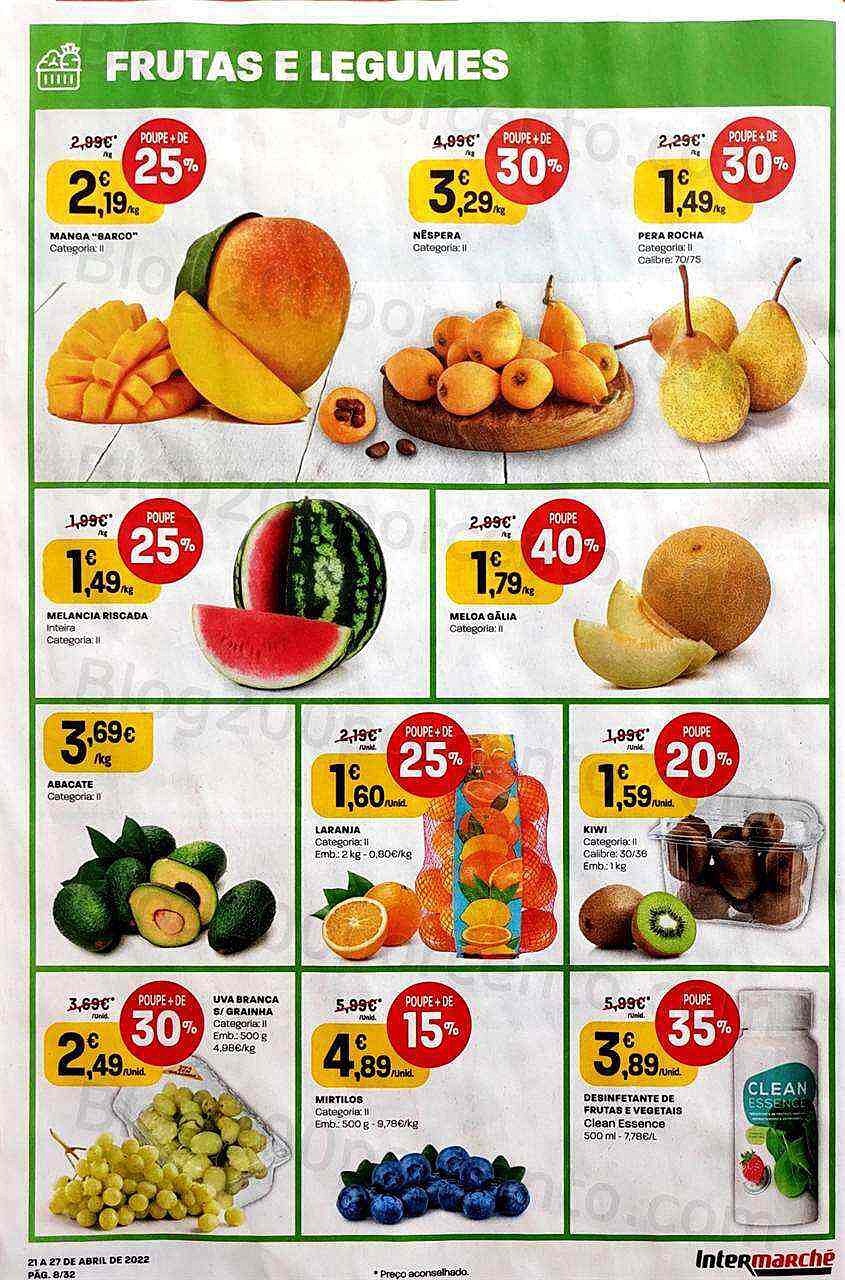 Antevisão Folheto INTERMARCHÉ Promoções de 21 a 27 abril