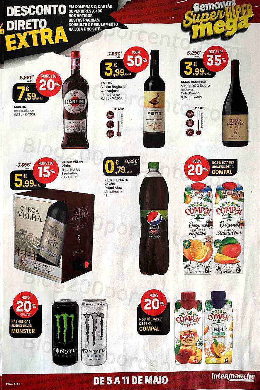 Antevisão Folheto INTERMARCHÉ Promoções de 5 a 11 maio